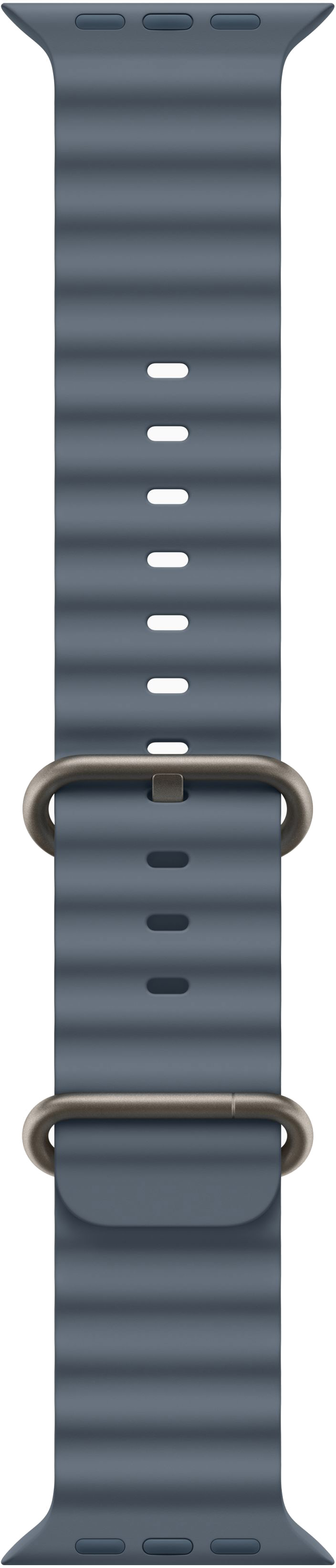 Apple Watch Ultra 3 (2025) 49mm Natural Titanium Case with Anchor Blue Ocean Band