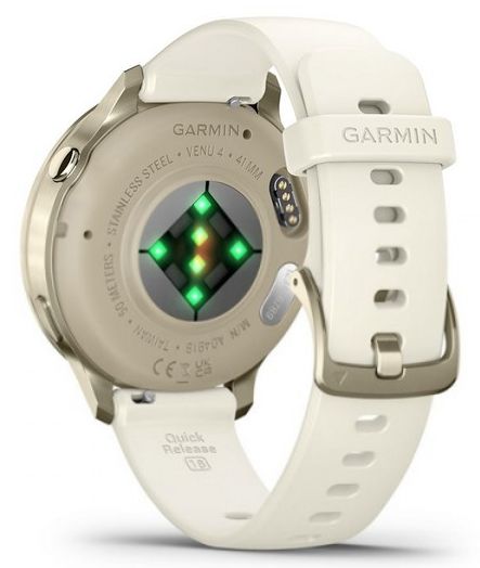 Garmin Venu 4 41mm Lunar Gold with Bone Silicone Band (010-03013-00)