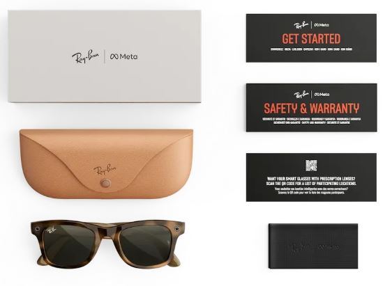 Ray Ban Meta Wayfarer (Gen3) 149-50 Havana/Green
