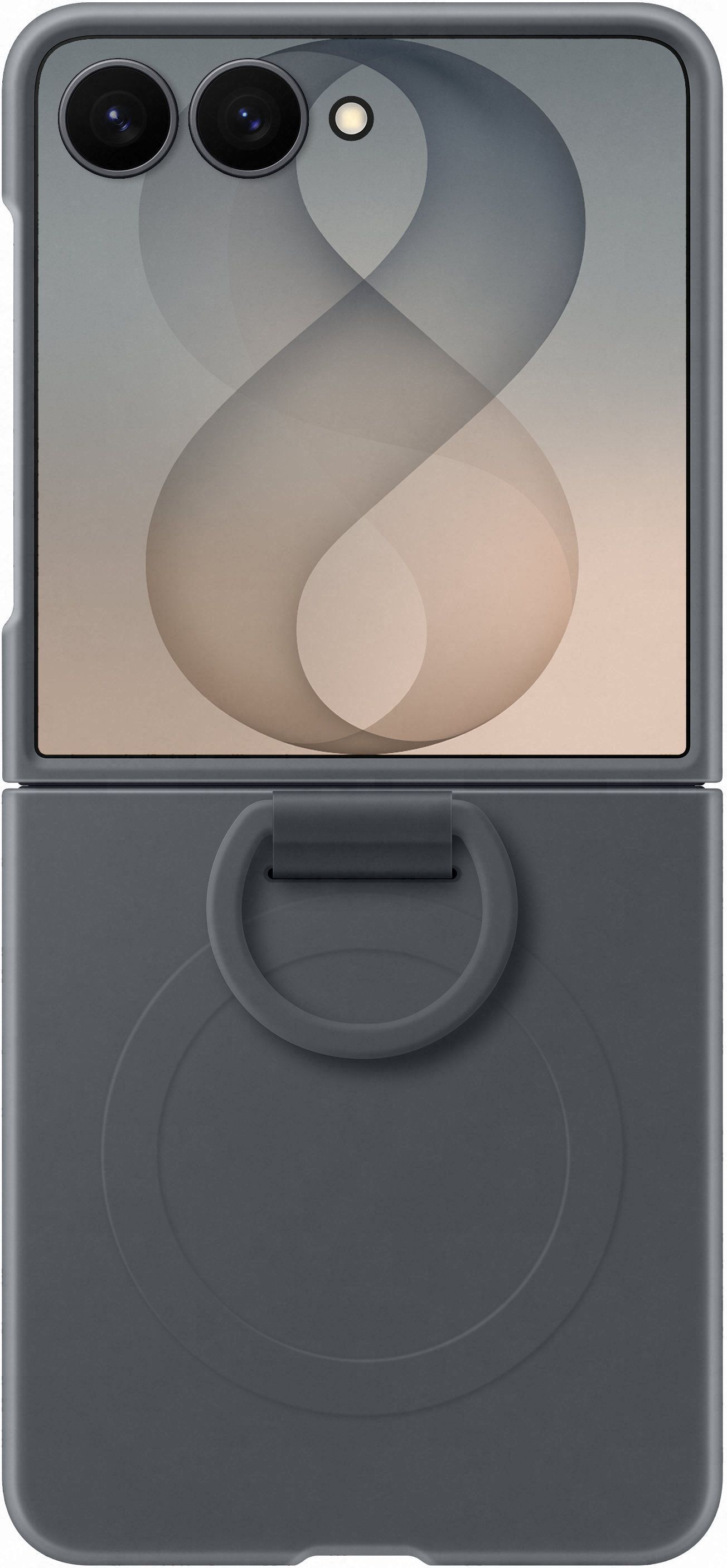 Samsung Silicone Ring Magnet Case Samsung Galaxy Z Flip8, графит