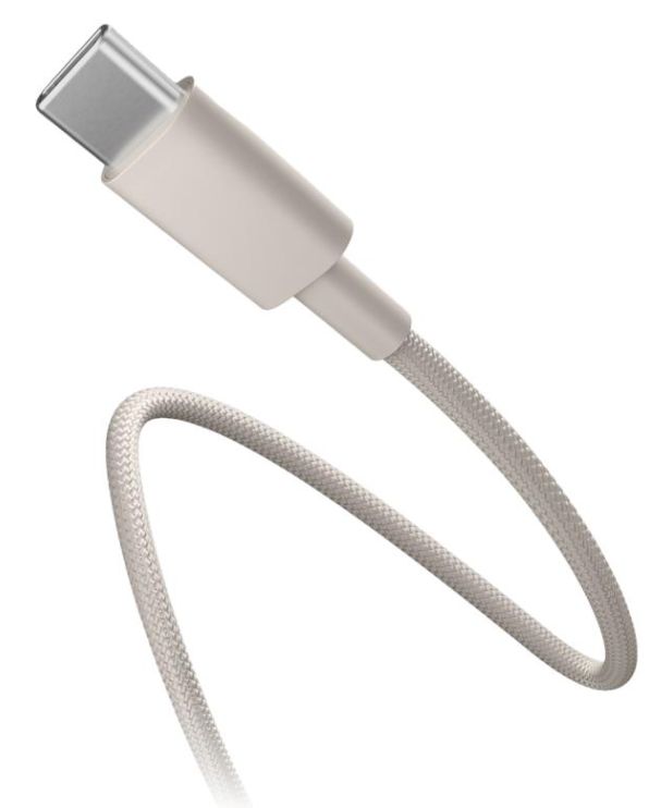 Beats Woven Cable USB-C to USB-C 1,5 м, Сверкающий бежевый (Surge Stone)