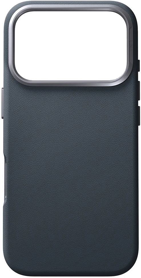 Чехол Uniq Lyden Premium Leatherette с MagSafe для iPhone 17 Pro, синий (IP6.3P(2025)-LYDMABLU)