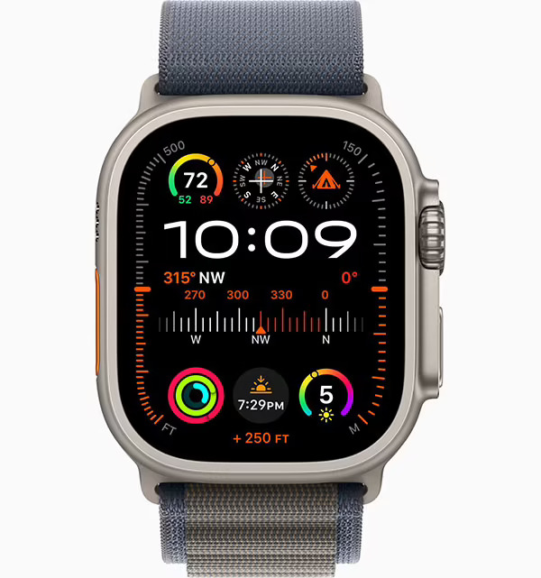 Apple Watch Ultra 2 49mm Blue Alpine Loop Small