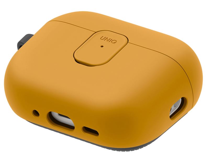 Uniq Clyde Lock case для AirPods Pro 3, Yellow/Dark Grey