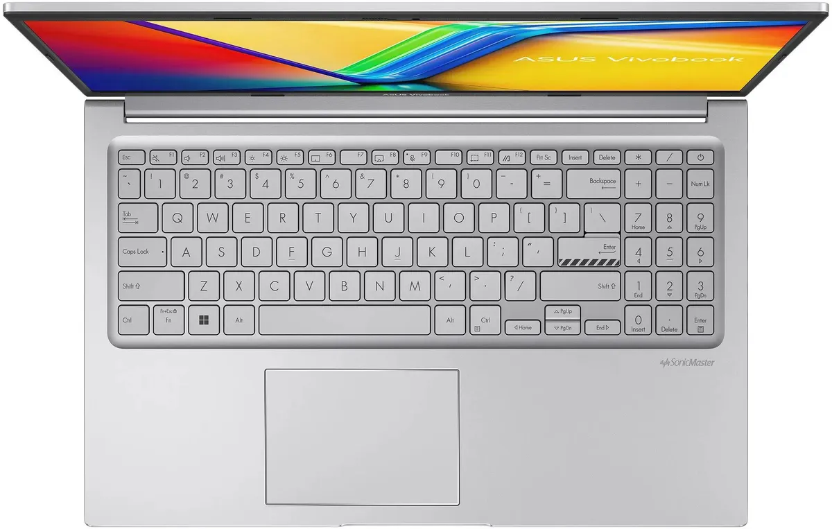 Asus VivoBook 15 X1504ZA-BQ451 (Intel Core i5 1235U, Intel UHD Graphics) 8ГБ, 512ГБ, noOS, серебристый (90NB1022-M01P00)