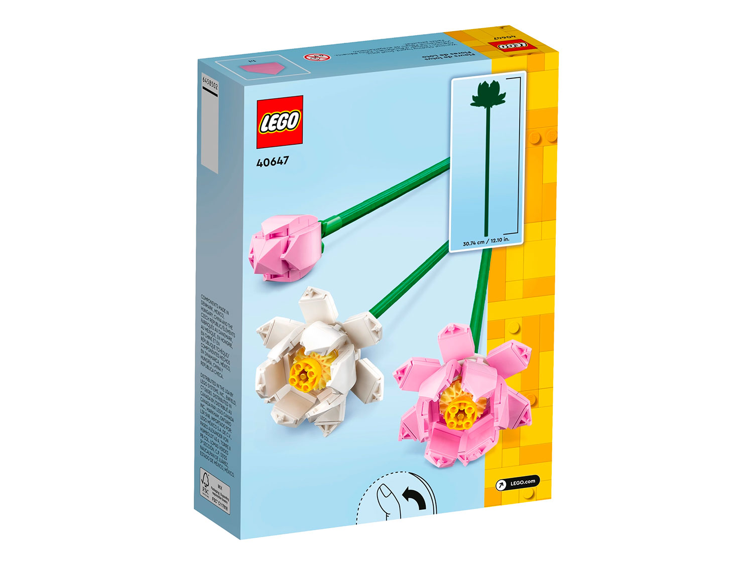 Конструктор LEGO 40647 Сувенирный набор Цветы лотоса