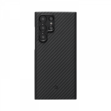 Чехол Pitaka MagEZ Case для Galaxy S22 Ultra, черный , кевлар (арамид)