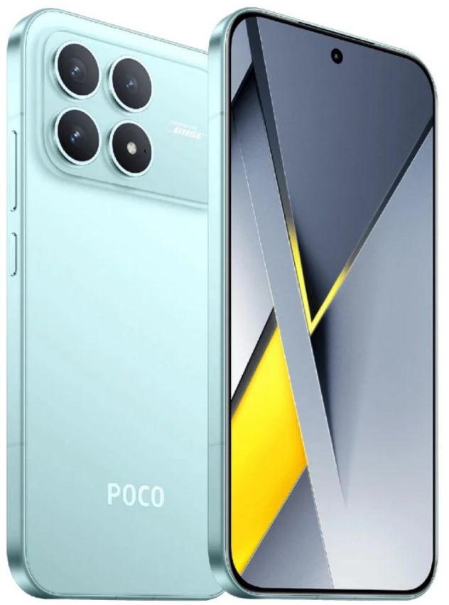 Смартфон Xiaomi POCO F8 Pro 12/256 ГБ, голубой (slim)