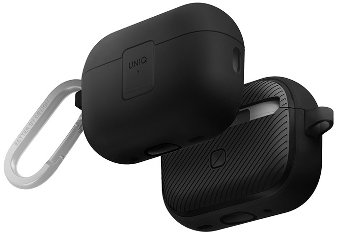 Чехол Uniq Clyde Lock case для AirPods Pro 2, Charcoal/Dark Grey (AIRPODSPRO2-CLYCHRDGRY)