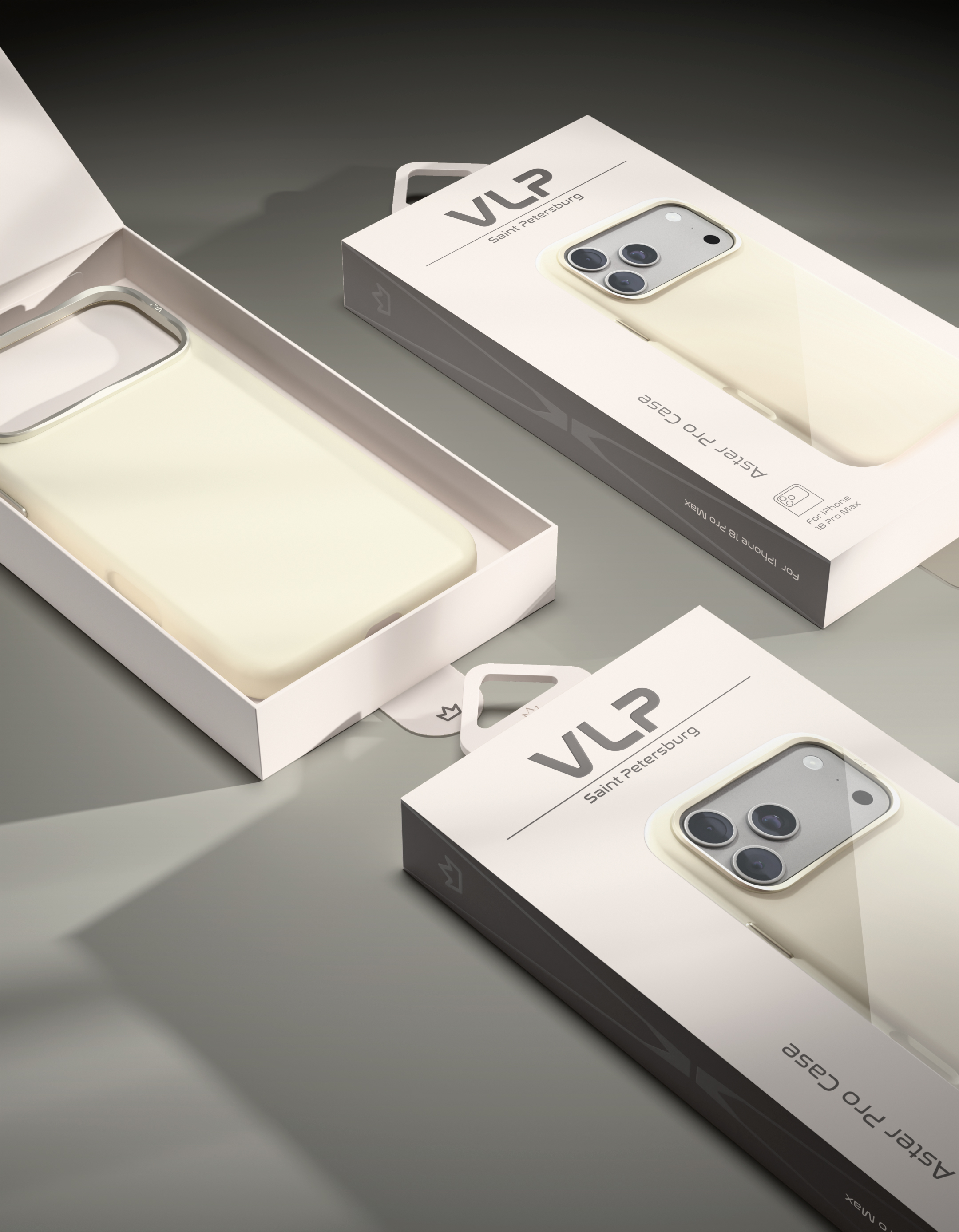 Чехол VLP Aster Pro Case с MagSafe для iPhone 18 Pro, белый (10524230)