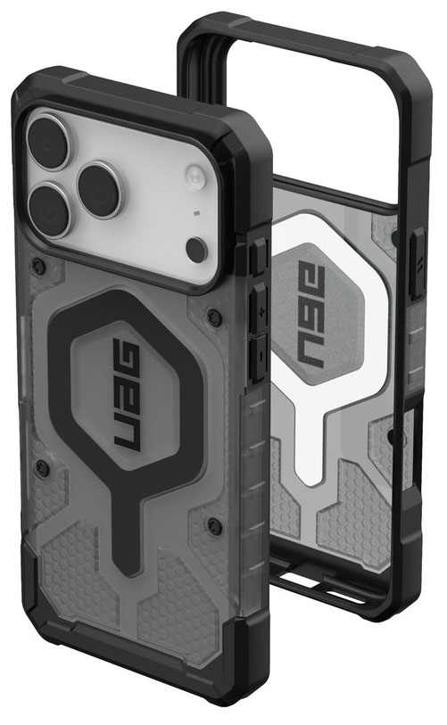 UAG Pathfinder Clear с MagSafe для iPhone 17 Pro Max, тонированный (Ash) 114552113140