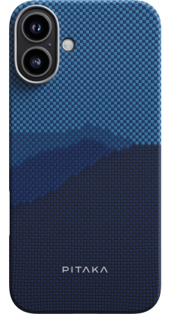 Чехол Pitaka StarPeak Tactile Woven case для iPhone 16 Plus, Over The Horizon (KI1602OTH)