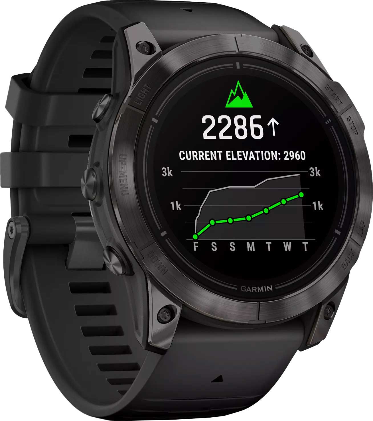 Garmin EPIX Pro (Gen 2) 51mm, Sapphire Edition, Carbon Gray DLC Titanium with Black Band (010-02804-00)