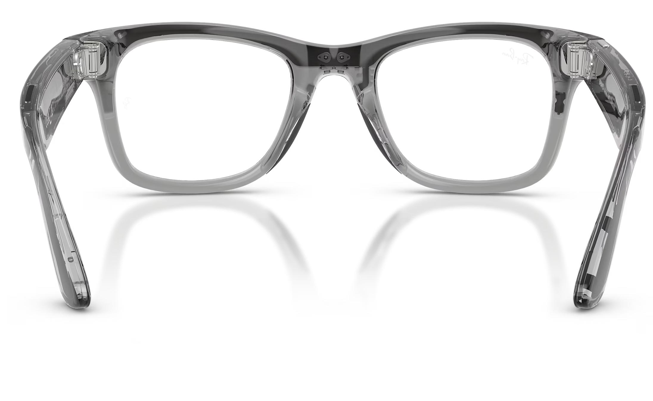 Умные очки Ray Ban Meta Wayfarer (Gen2) RW4012 155-53 Shiny Transp.Grey/Transitions Sapphire (8056262909904)