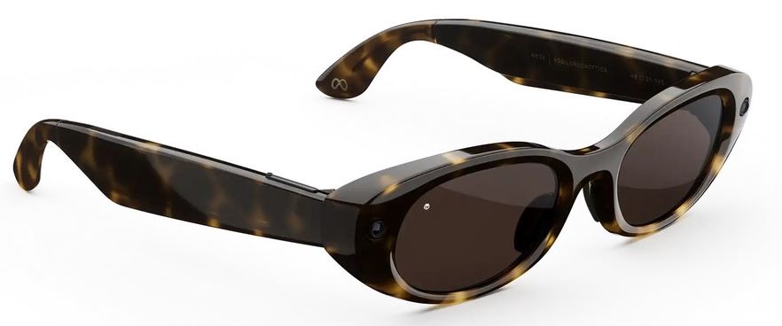 Ray Ban Meta Starfire Kylie Edition, Tortoise/Chocolate