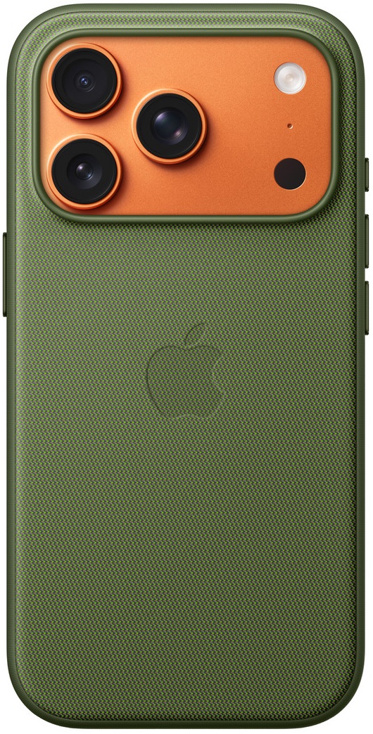 Чехол Apple TechWoven Case с MagSafe для iPhone 17 Pro, зеленый (Green) MGF74FE/A