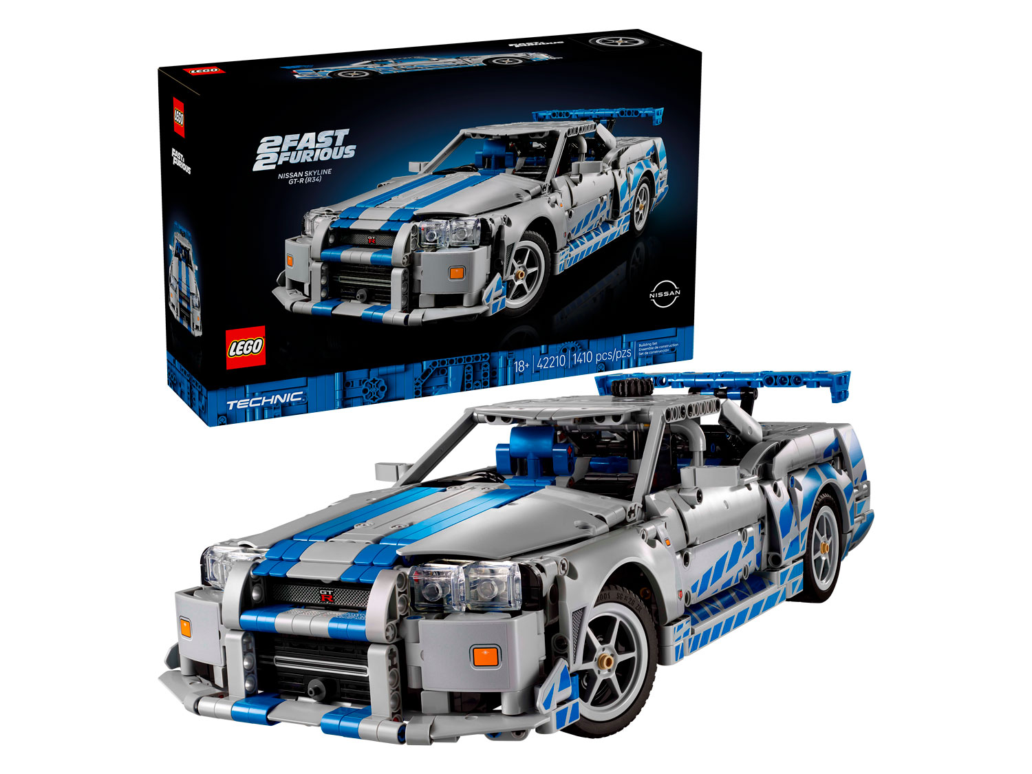 LEGO Technic 42210 Форсаж 2: Nissan Skyline GT-R (R34)
