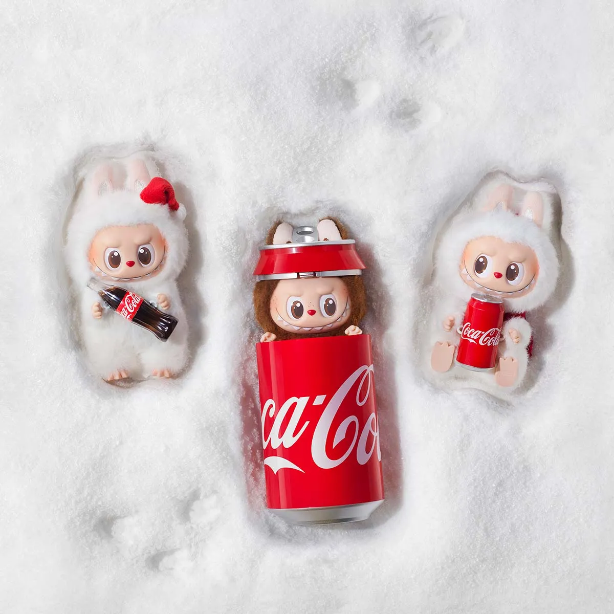 Коллекционная фигурка Labubu The Monsters Coca-Cola - Vinyl Face (Pop Mart)