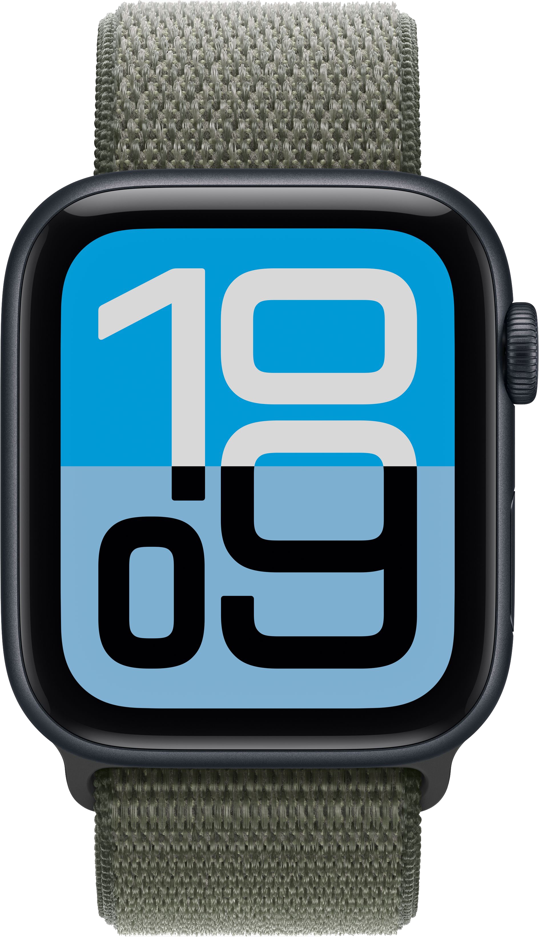Умные часы Apple Watch SE 3 44mm (2025) Midnight Aluminum Case with Sport Loop Forest