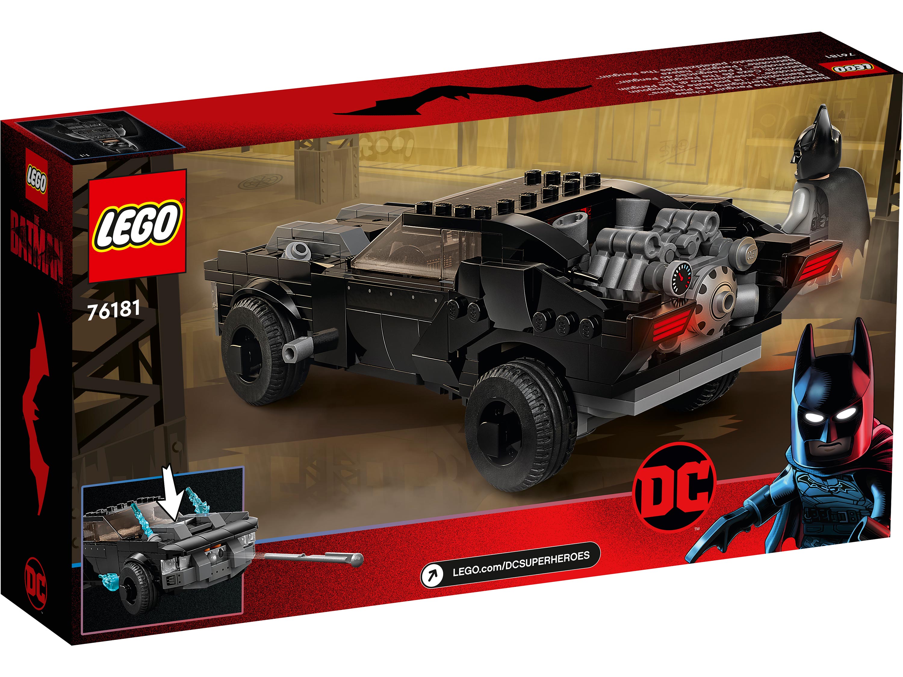Конструктор LEGO Super Heroes 76181 Бэтмобиль: погоня за Пингвином