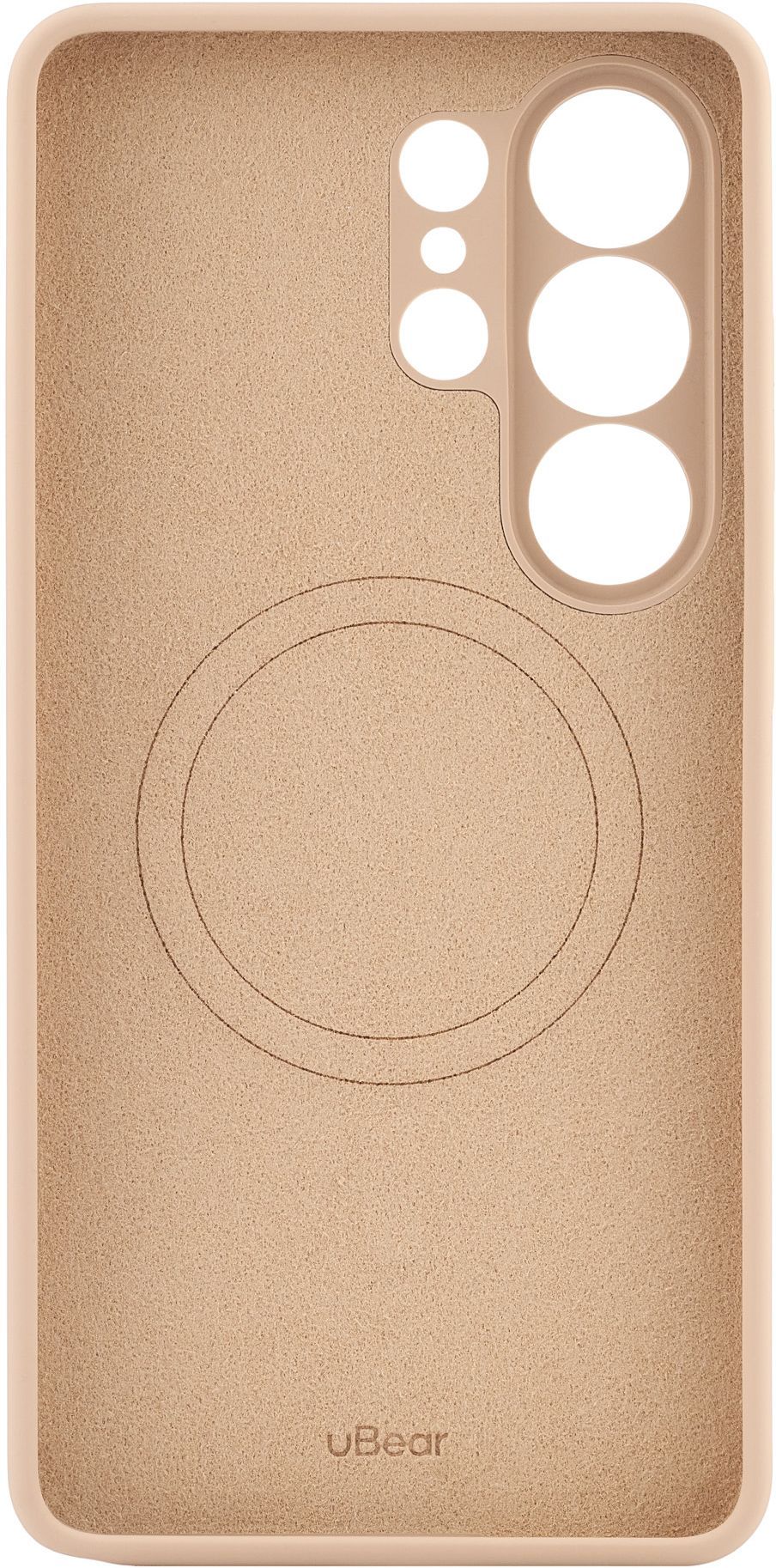 Чехол uBear Touch Mag Case с MagSafe для Samsung Galaxy S26 Ultra, латте (CS653LT69TH-SS26M)