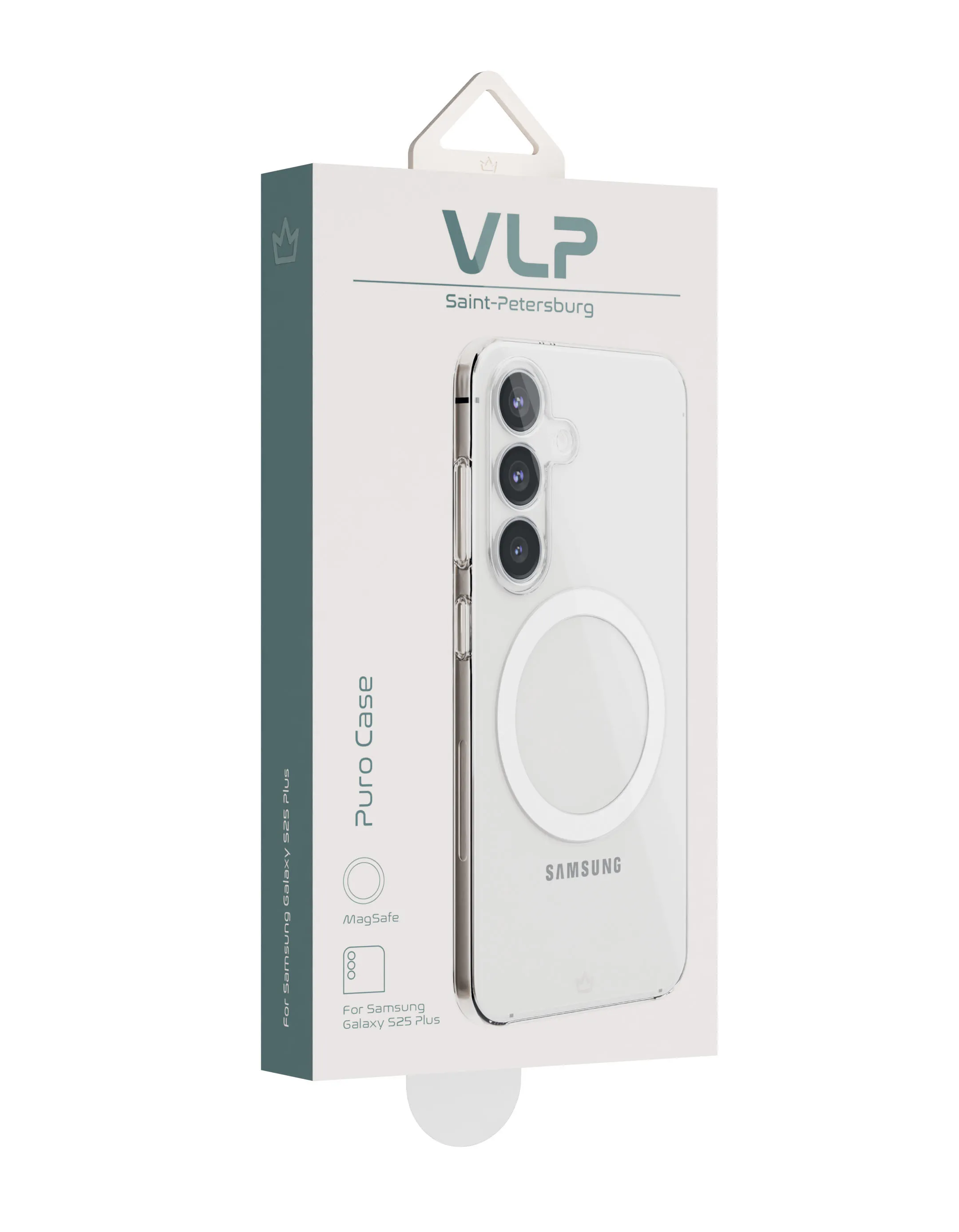 Чехол VLP Puro Case MagSafe для Samsung S25+, прозрачный (10521006)
