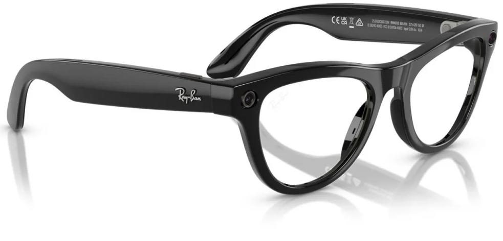 Умные очки Ray-Ban Meta Skyler RW4010 150-52 Size, Shiny Black/Transitions Amethyst (8056262352632)