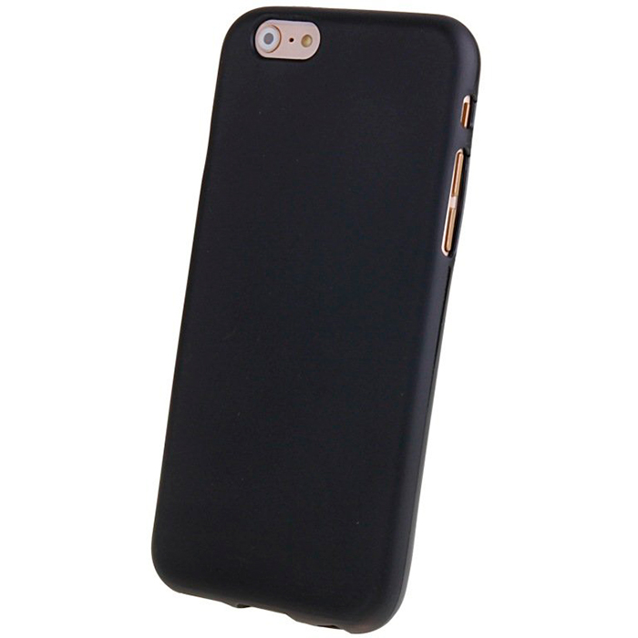 Силиконовый чехол iPhone 6S/6S Plus, черный матовый