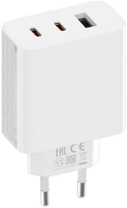 Сетевое зарядное устройство Xiaomi 67W GaN Charger 2C1A EU A07ZMEU, белый