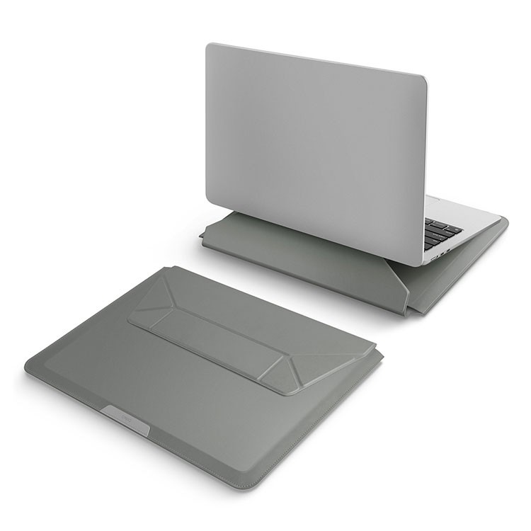 Чехол Uniq Oslo V.2 Pu для MacBook Pro 14", leaather, зеленый OSLO(14)-LICHENGREEN
