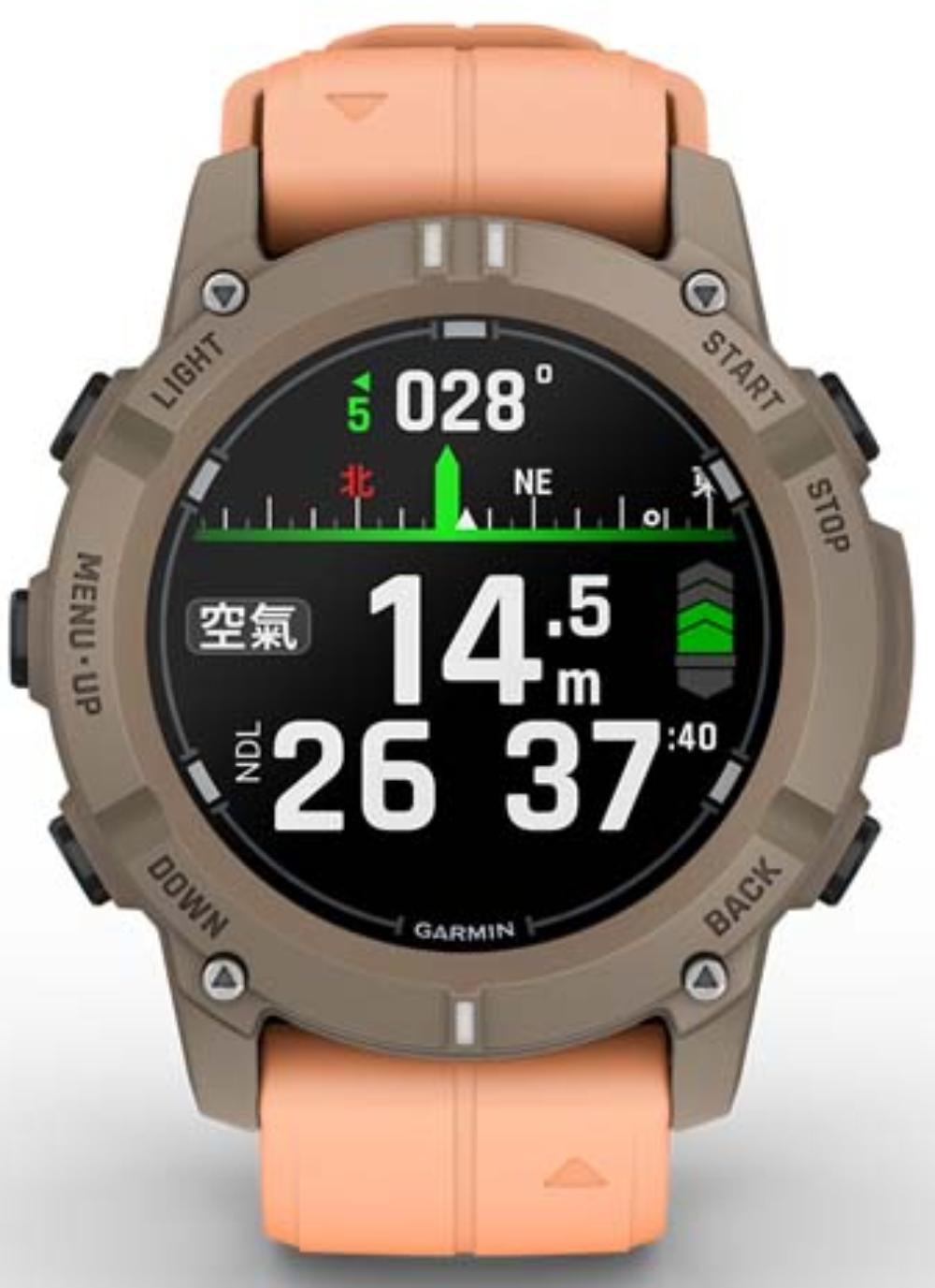 Смарт-часы Garmin Descent G2, Paloma with Shell Pink Silicone (010-02986-23 HK)