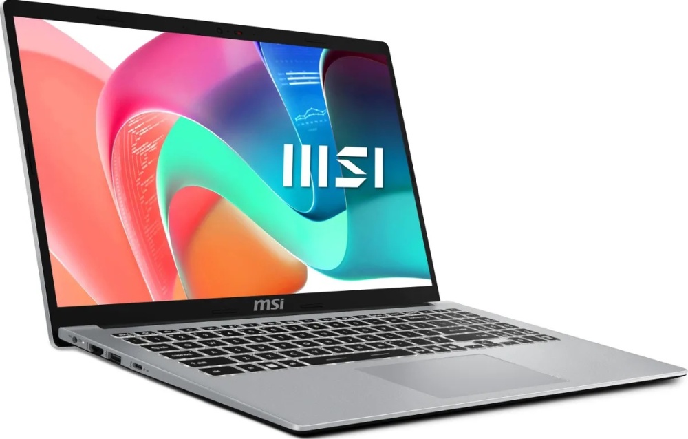 Ноутбук MSI Modern 15 F13MG-087XRU 15.6" (Intel Core i5 1335U 1.3ГГц, 10-ядерный, 16ГБ DDR4, 1ТБ SSD, Intel Iris Xe graphics, FreeDOS), серебристый (9s7-15s122-087)