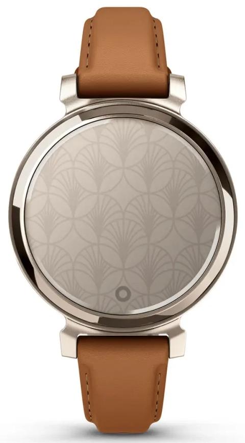 Умные часы Garmin Lily 2 Classic, кремово-золотистый и коричневый кожаный ремешок (010-02839-02)