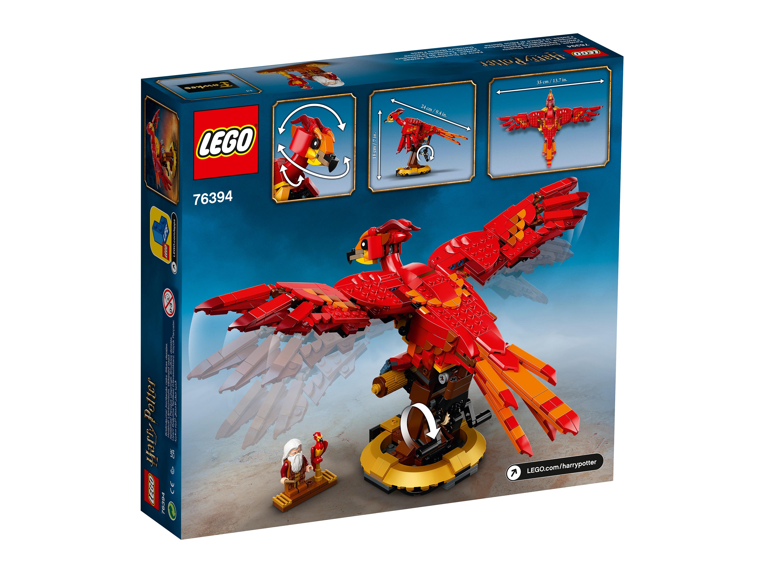 Конструктор LEGO Harry Potter 76394 Фоукс - феникс Дамблдора