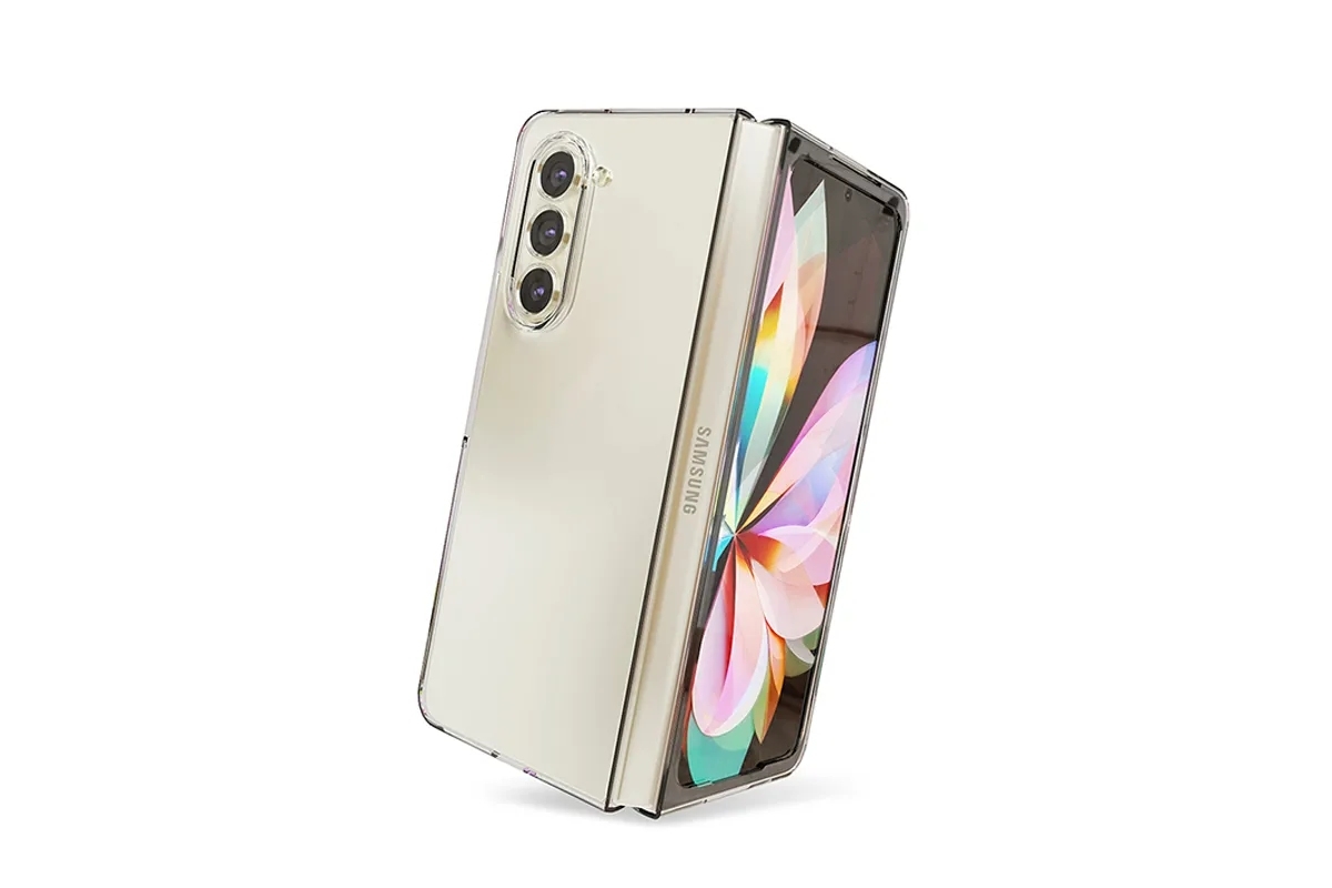Чехол VLP Crystal Case для Samsung Z Fold 5, прозрачный