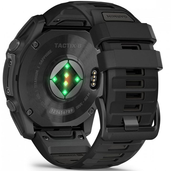 Умные часы Garmin Tactix 8 51mm AMOLED, черный (010-03406-01)