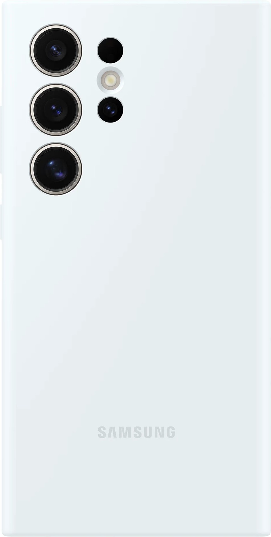 Чехол Samsung Silicone Case Samsung Galaxy S24 Ultra, белый (EF-PS928TWEGRU)