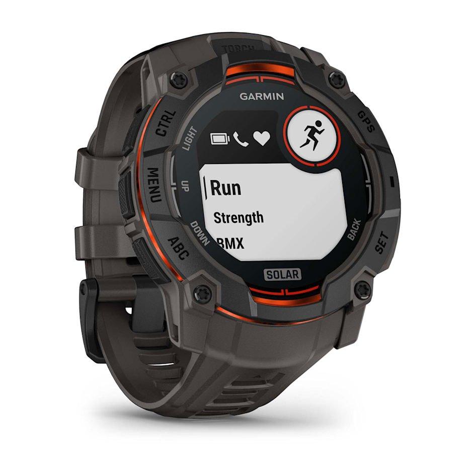 Умные часы Garmin Instinct 3 50mm Solar, черный с угольно-черным ремешком (010-02935-00)