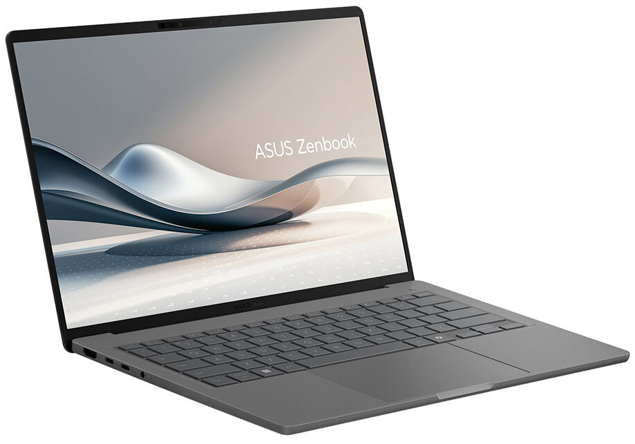 ZenBook A14 UX3407RA-QD038W (Qualcomm Snapdragon X Elite X1E-78-100, Qualcomm Adreno) 32ГБ, 1000ГБ, Windows 11 Home, серый (90NB16G2-M00360)