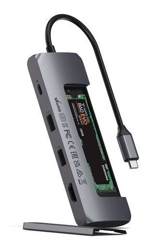 Адаптер Satechi USB-C Hybrid Multiport Adapter