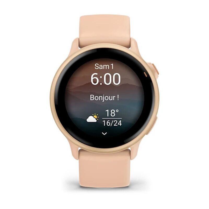 Garmin Vivoactive 6, розовые с розовым ремешком (010-02985-03)