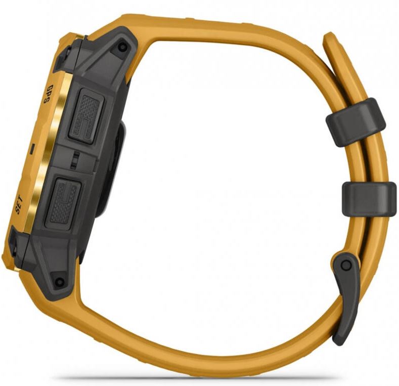 Garmin Instinct 3 45mm Solar, Sunburst with Sunburst/Gray Silicone (010-02934-42) HK