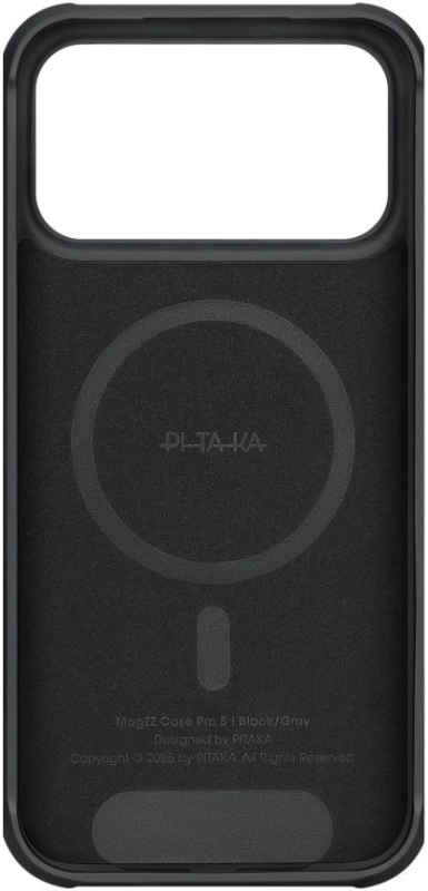 Pitaka Aramid ProGuard Case для iPhone 17 Pro, Black/Gray (KI1701MGP)