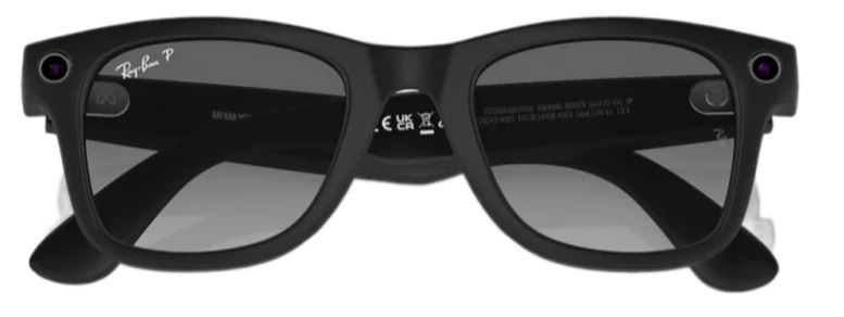 Ray-Ban Meta (Gen 2) Wayfarer Matte Black Polar Gradient Graphite 150 - 50 Size