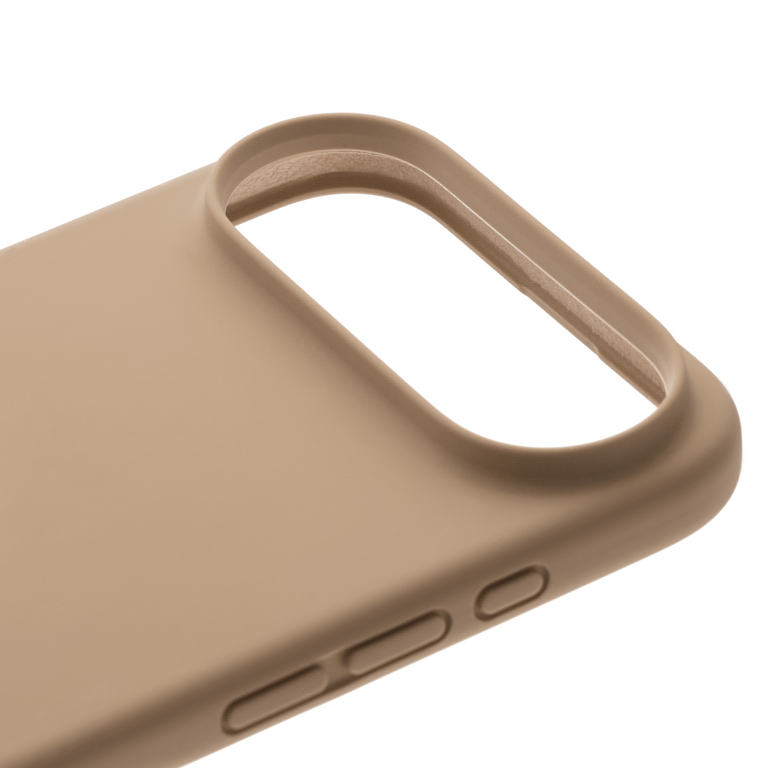 Чехол uBear Touch Mag Case с MagSafe для iPhone Air (силикон, софт-тач), латте (CS551LT66ATH-I25M)
