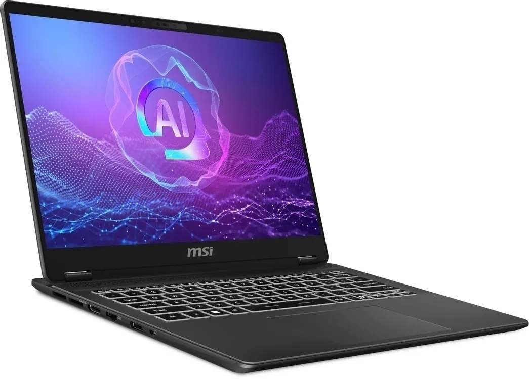 Ноутбук MSI Prestige 14 AI+ Evo C2VMG-044RU (Intel Core Ultra 7 258V, Intel Arc 140V) 32ГБ, 1ТБ SSD, Windows 11 Pro, серый (9S7-14N321-044)