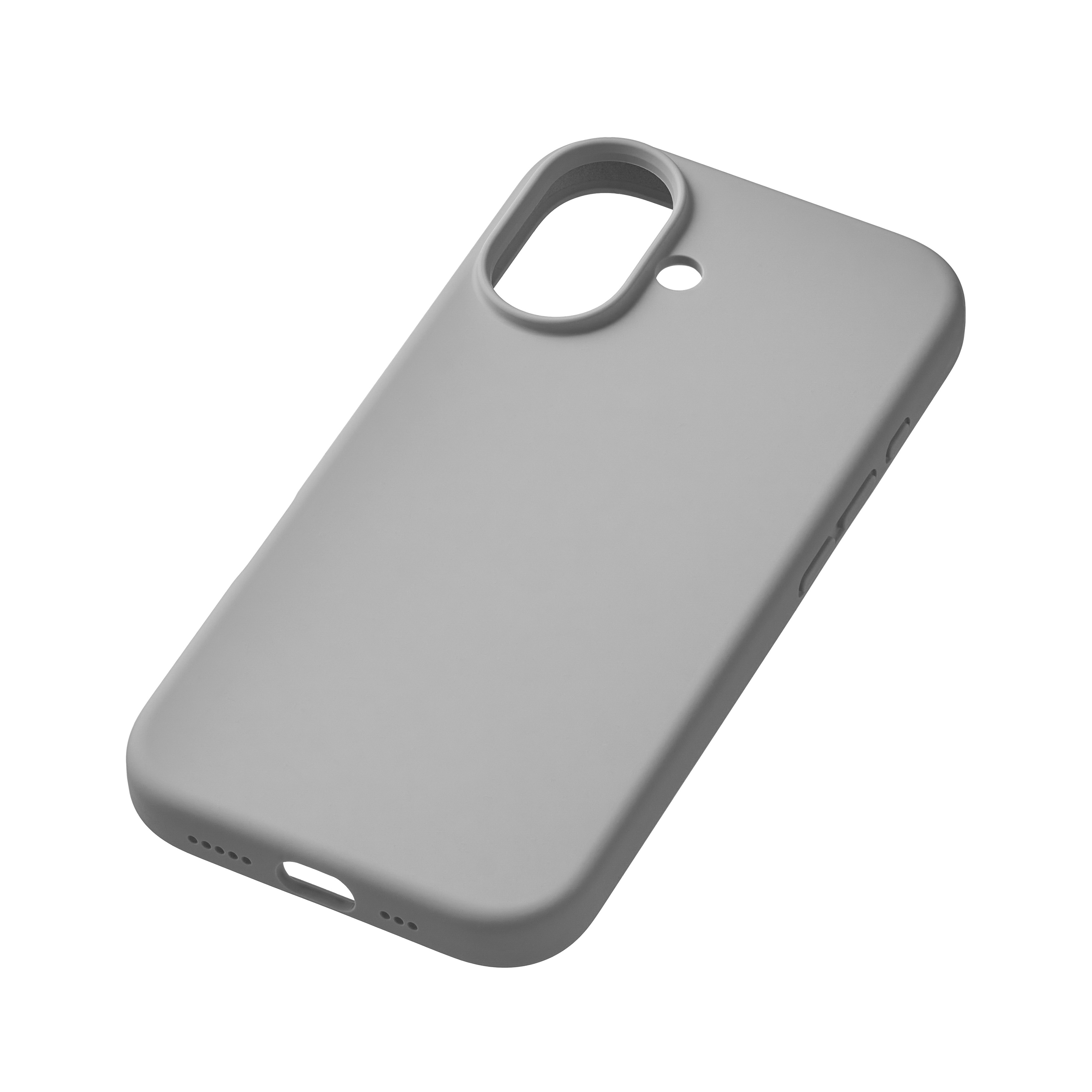 Чехол uBear Touch Mag Case с MagSafe для iPhone 17 (силикон, софт-тач), светло-серый (CS541LG63TH-I25M)