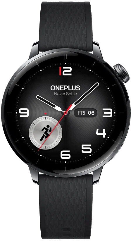 Смарт-часы OnePlus Watch 3 43mm, черный (Black Steel)