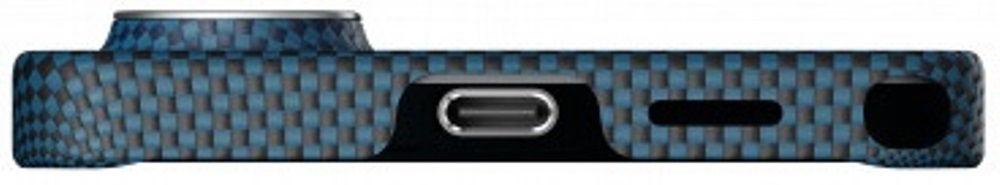 Чехол Pitaka Tactile Woven Edge (Ultra-Slim) с MagSafe для Samsung Galaxy S26 Ultra, синий (KS2602U)