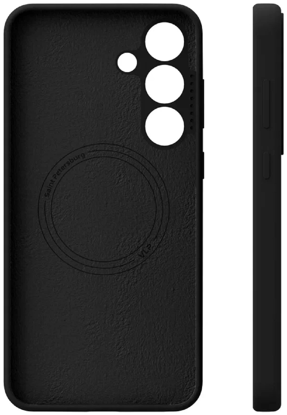 Чехол VLP Aster Case с MagSafe для Samsung Galaxy S25 FE, черный (1057194)